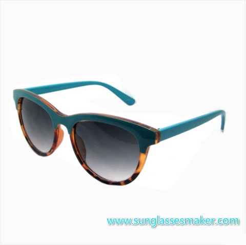 Affordable Fashion Sunglasses with Demi Frame (SZ1778)